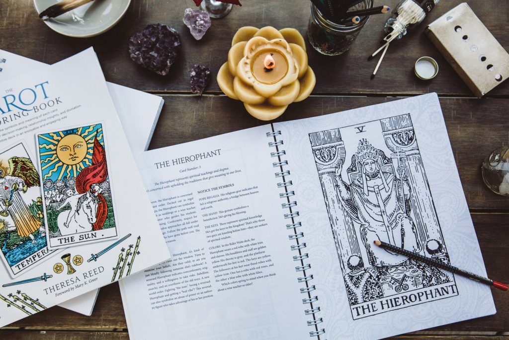 The Tarot Coloring Book by Theresa Reed The Tarot Lady