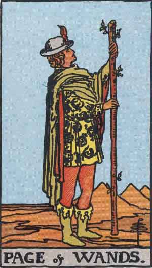 Tarot Card by Card: Page of Wands - Tarot Card Meanings