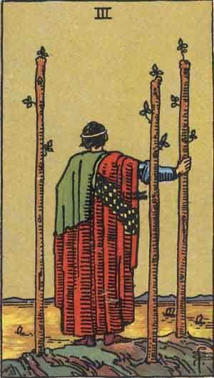 Tarot Card Meanings - Three of Wands