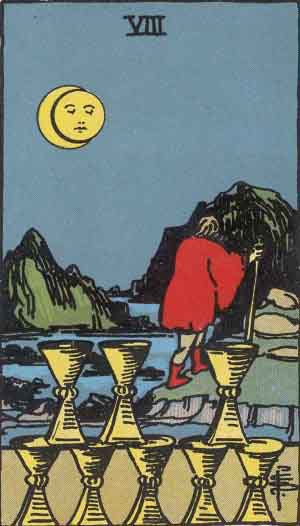 Tarot Card by Card: Eight of Cups - Tarot Card Meanings