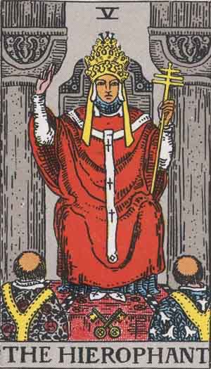 Tarot Card Meanings - The Hierophant