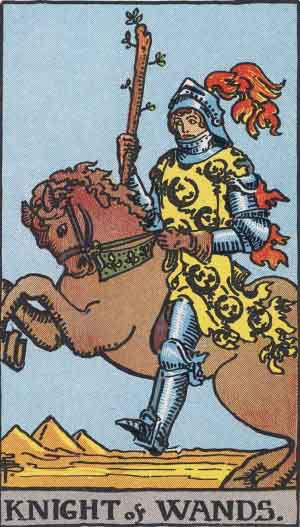 Tarot Card Meanings - Knight of Wands