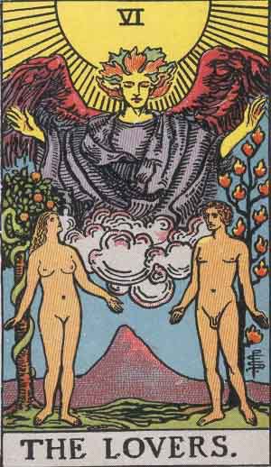 Tarot Card Meanings - The Lovers