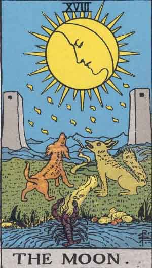 Tarot Card Meanings - The Moon