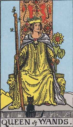 Tarot Card Meanings - Queen of Wands