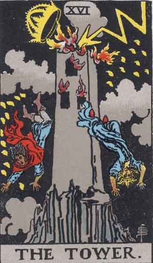 Tarot Card Meanings - The Tower