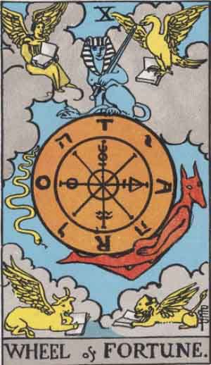 Tarot Card Meanings - The Wheel of Fortune - Tarot Card by Card
