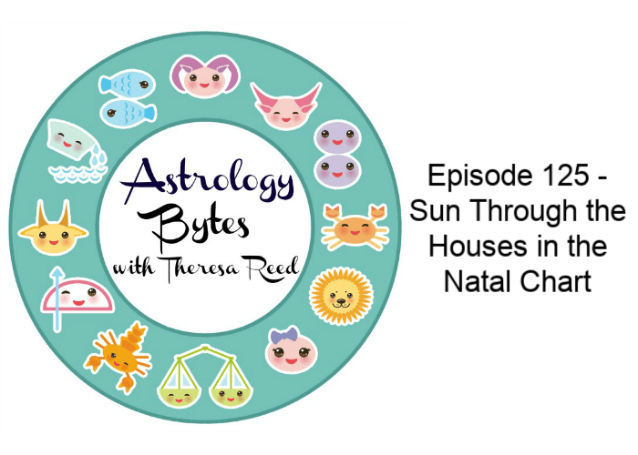 Astrology Bytes Episode 125 – Sun Through the Houses in the Natal Chart